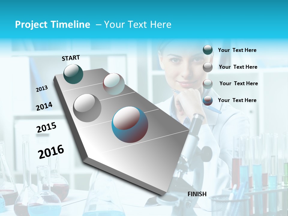 One Chemistry Liquid PowerPoint Template