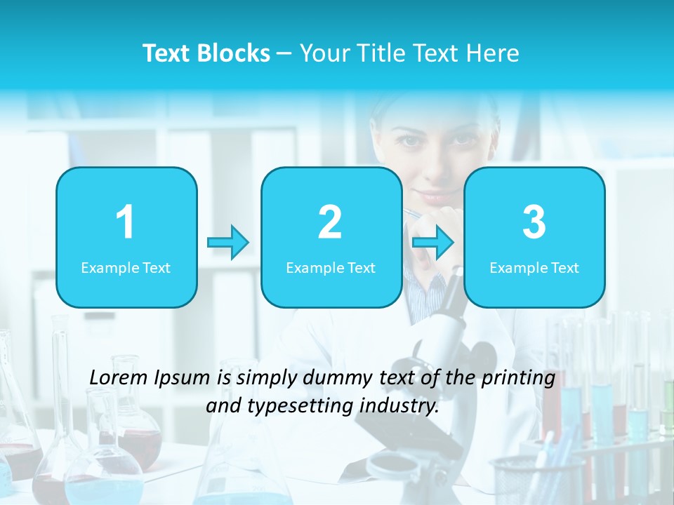 One Chemistry Liquid PowerPoint Template