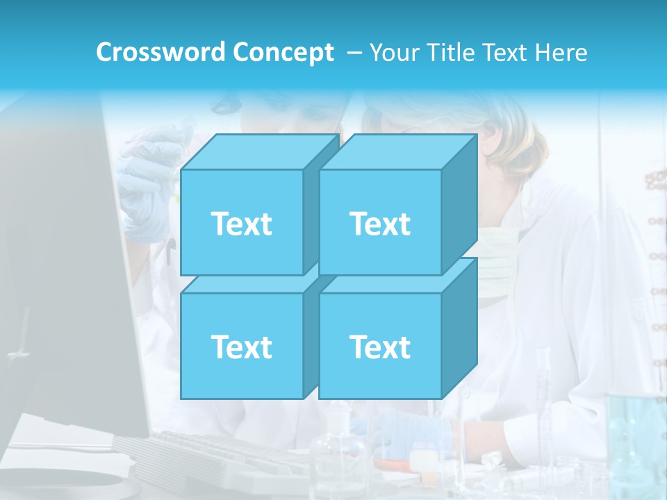 Liquid Chemist Team PowerPoint Template