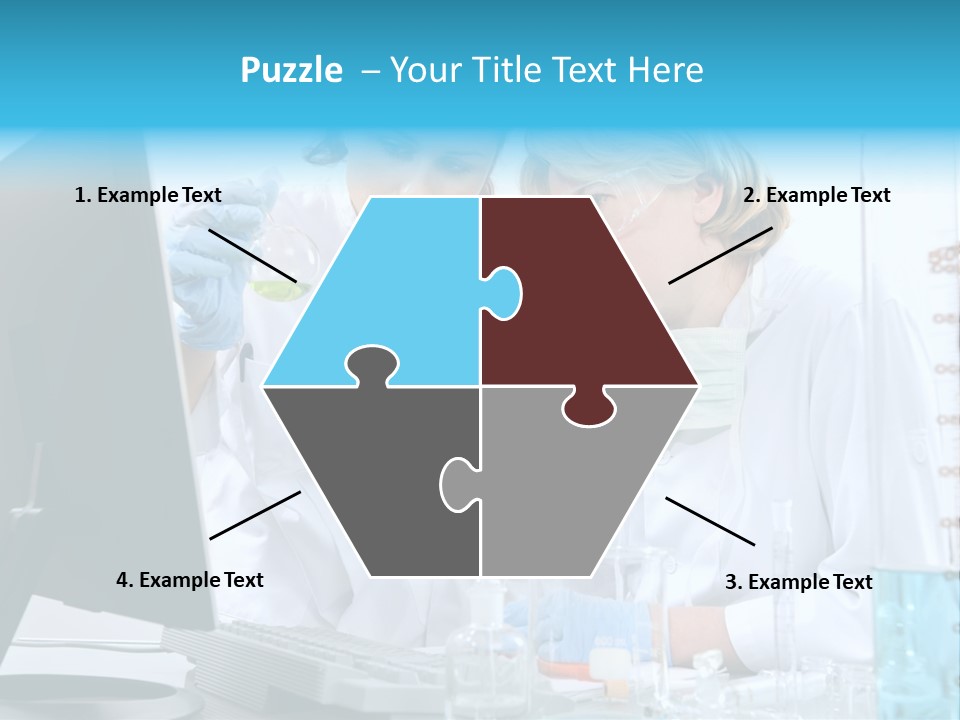 Liquid Chemist Team PowerPoint Template