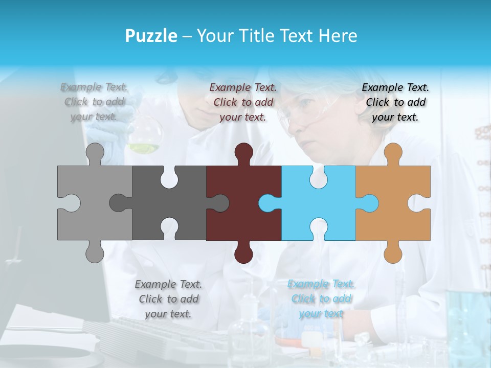 Liquid Chemist Team PowerPoint Template