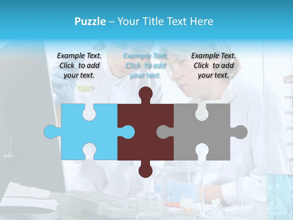 Liquid Chemist Team PowerPoint Template