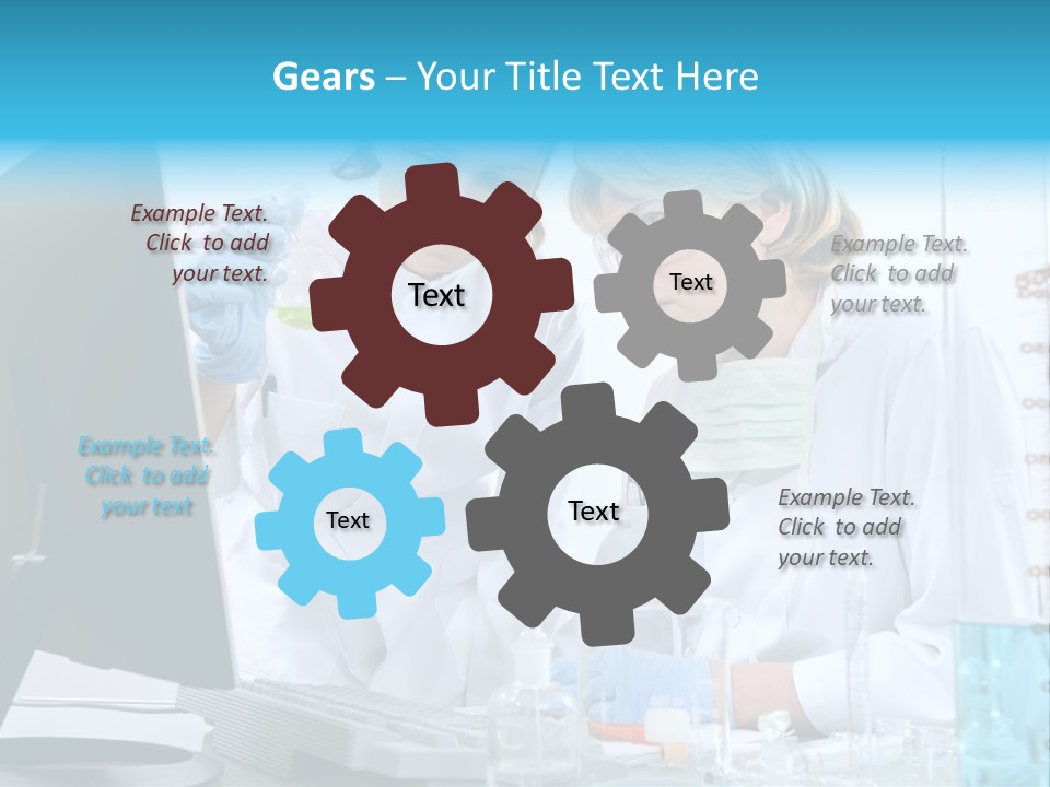 Liquid Chemist Team PowerPoint Template