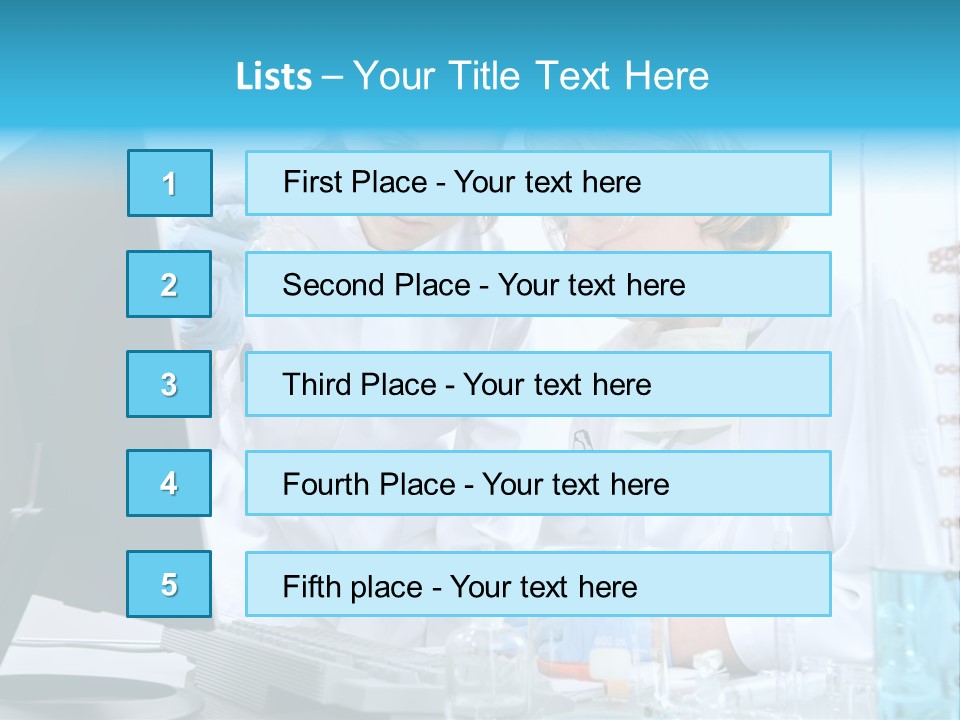 Liquid Chemist Team PowerPoint Template