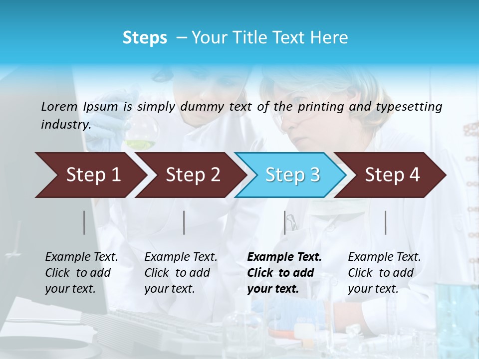 Liquid Chemist Team PowerPoint Template
