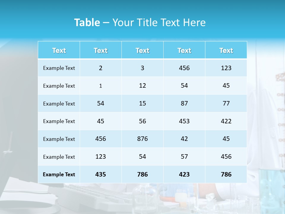 Liquid Chemist Team PowerPoint Template