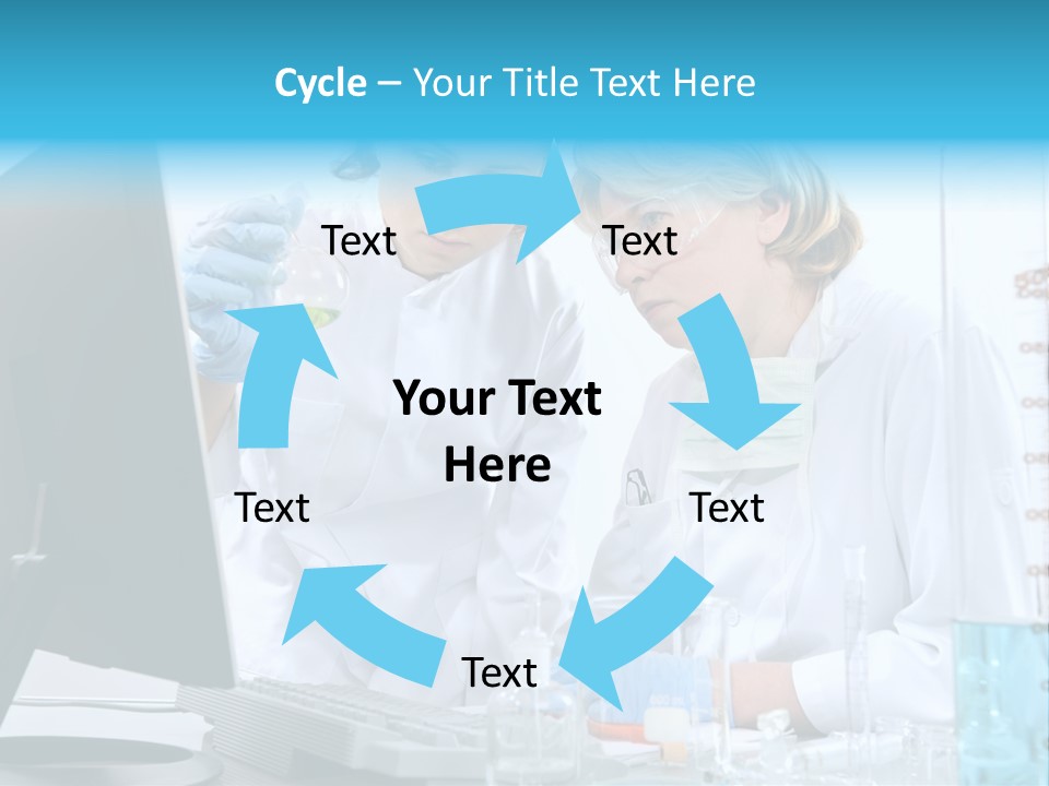 Liquid Chemist Team PowerPoint Template