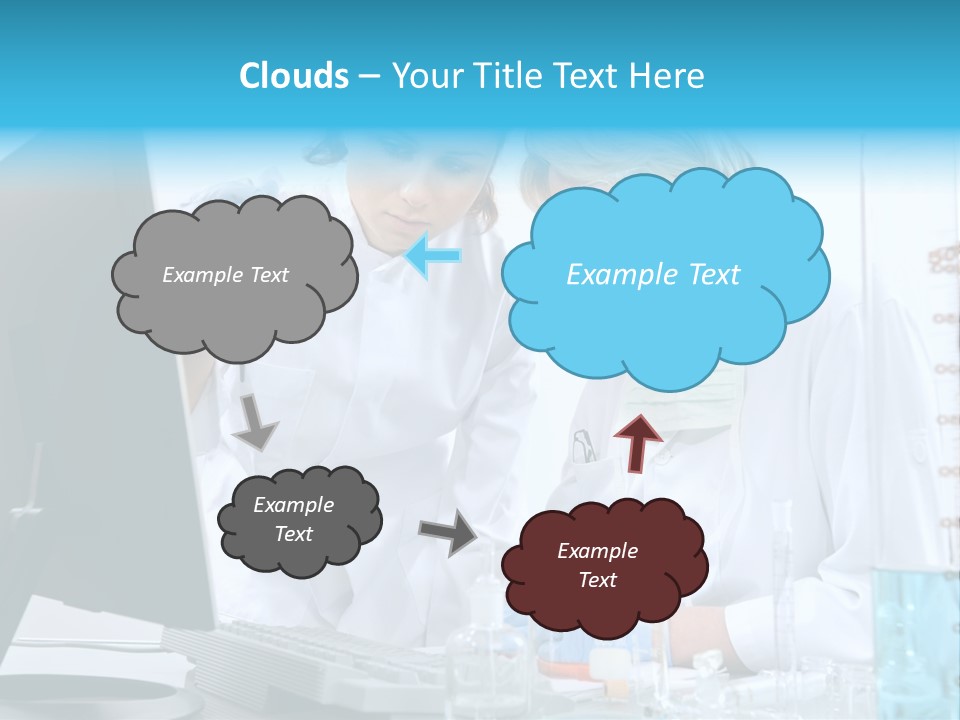 Liquid Chemist Team PowerPoint Template