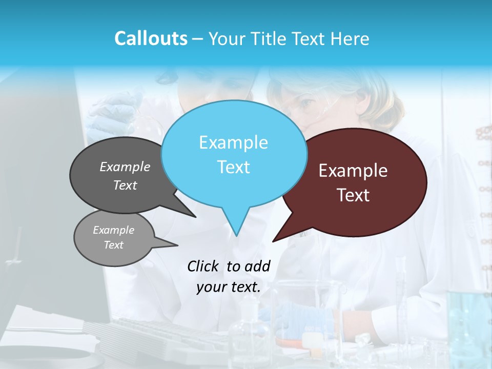 Liquid Chemist Team PowerPoint Template