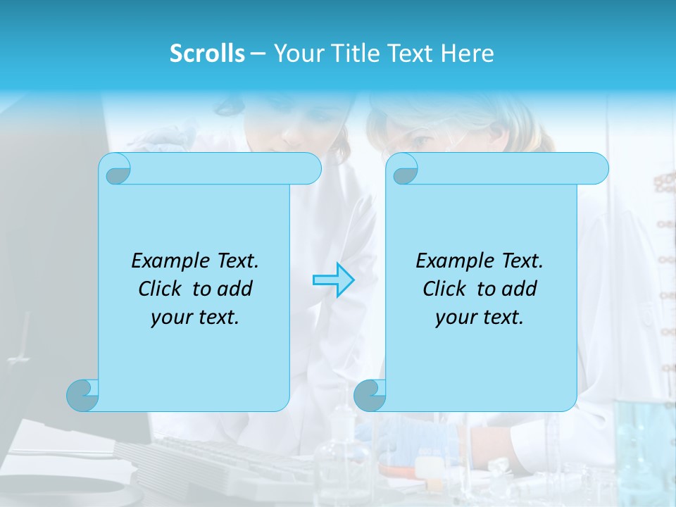 Liquid Chemist Team PowerPoint Template