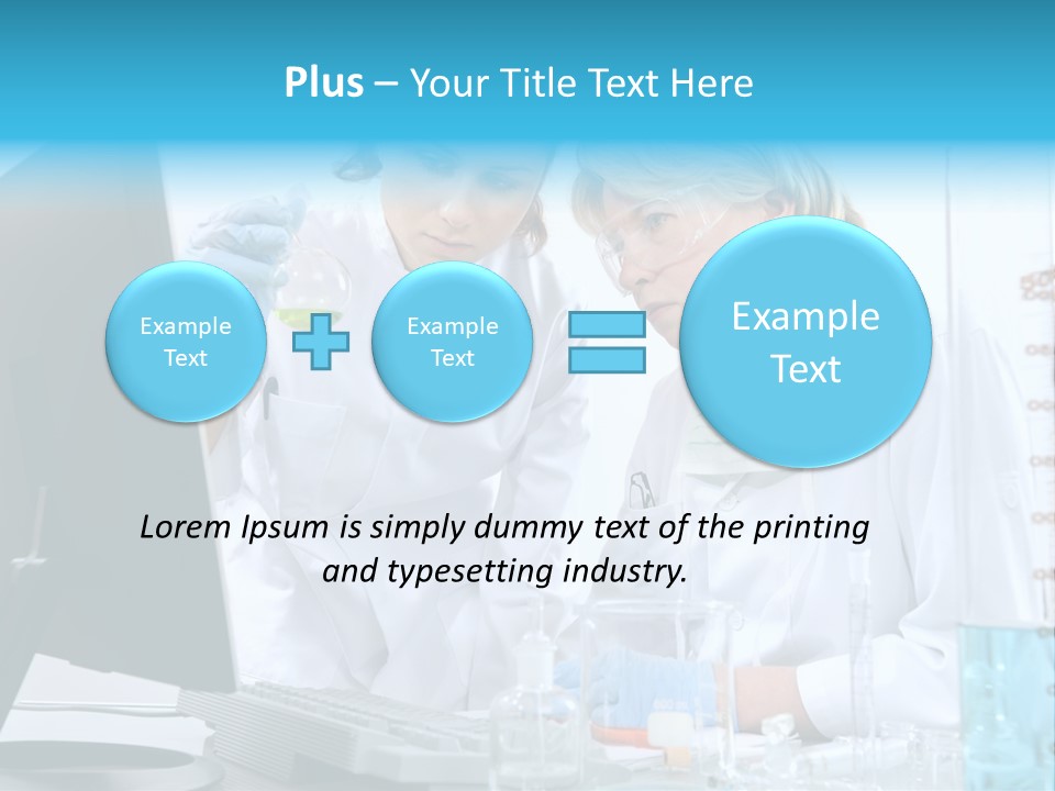 Liquid Chemist Team PowerPoint Template