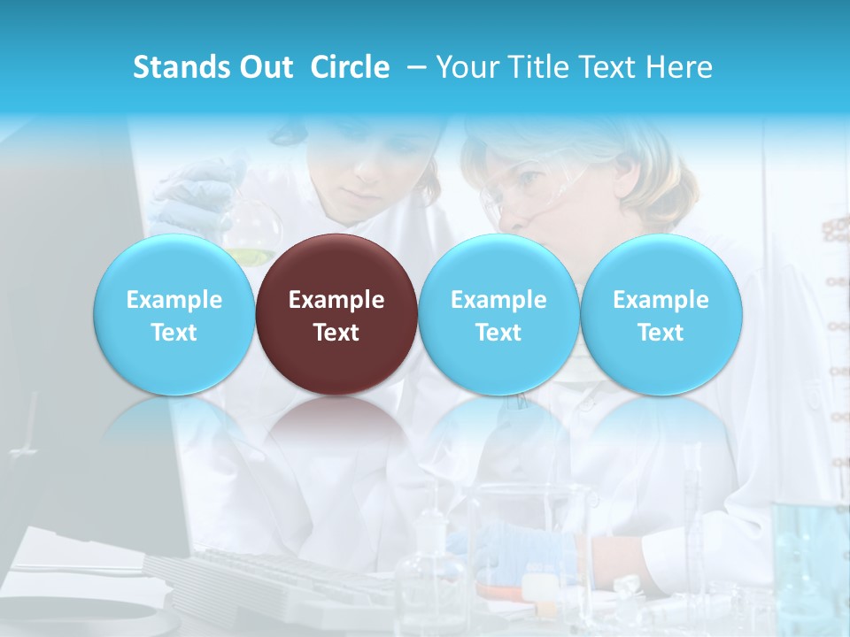 Liquid Chemist Team PowerPoint Template