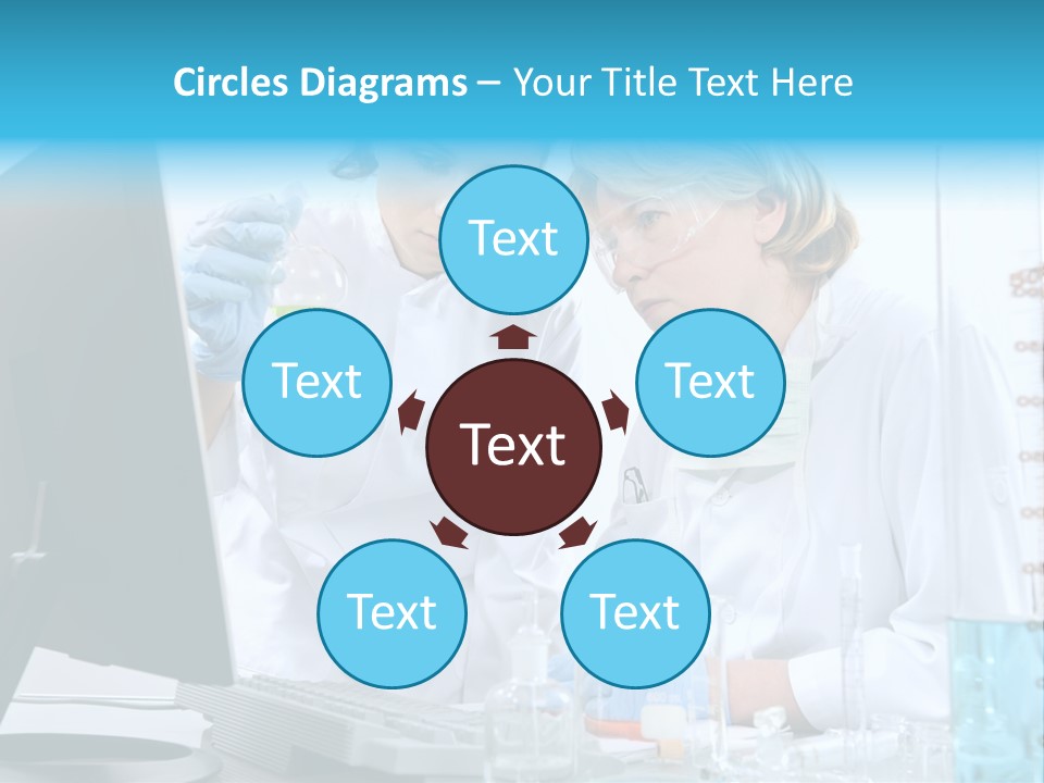 Liquid Chemist Team PowerPoint Template