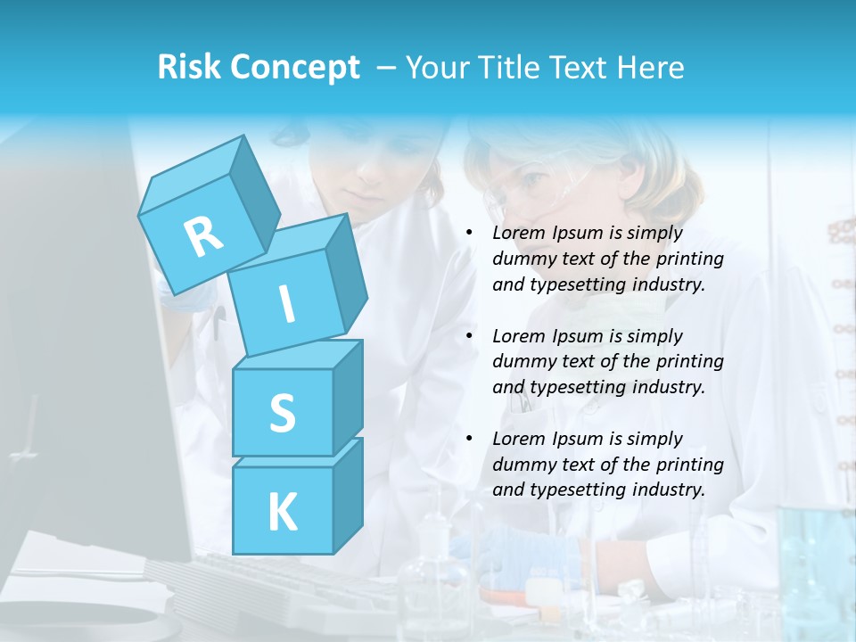 Liquid Chemist Team PowerPoint Template