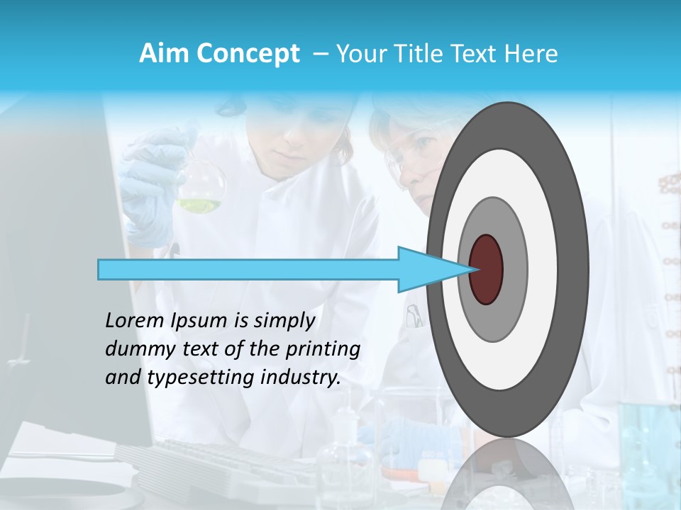 Liquid Chemist Team PowerPoint Template