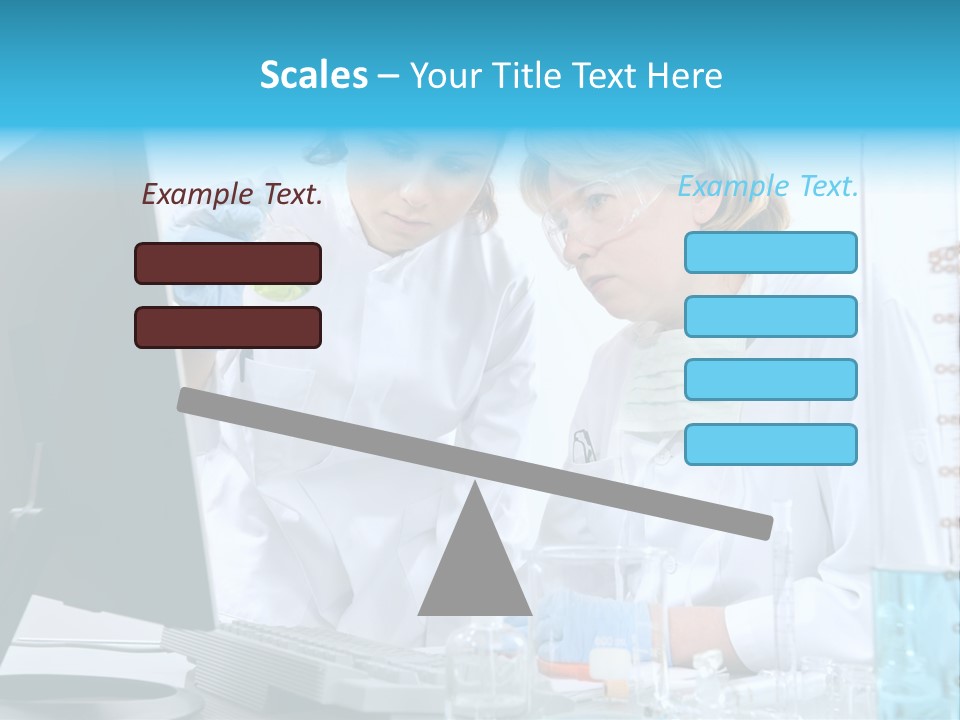 Liquid Chemist Team PowerPoint Template