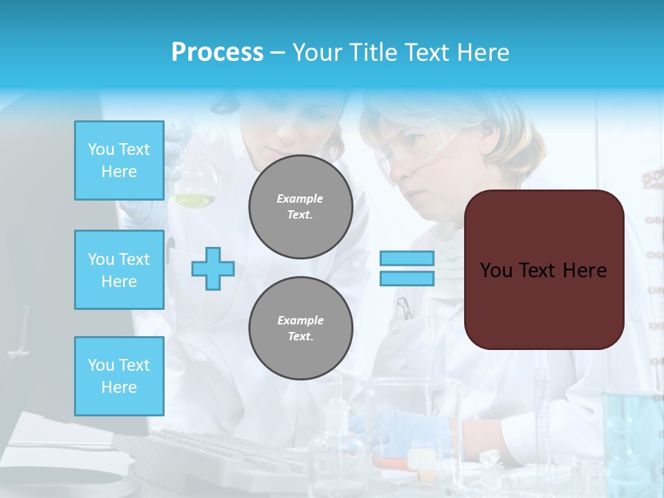 Liquid Chemist Team PowerPoint Template
