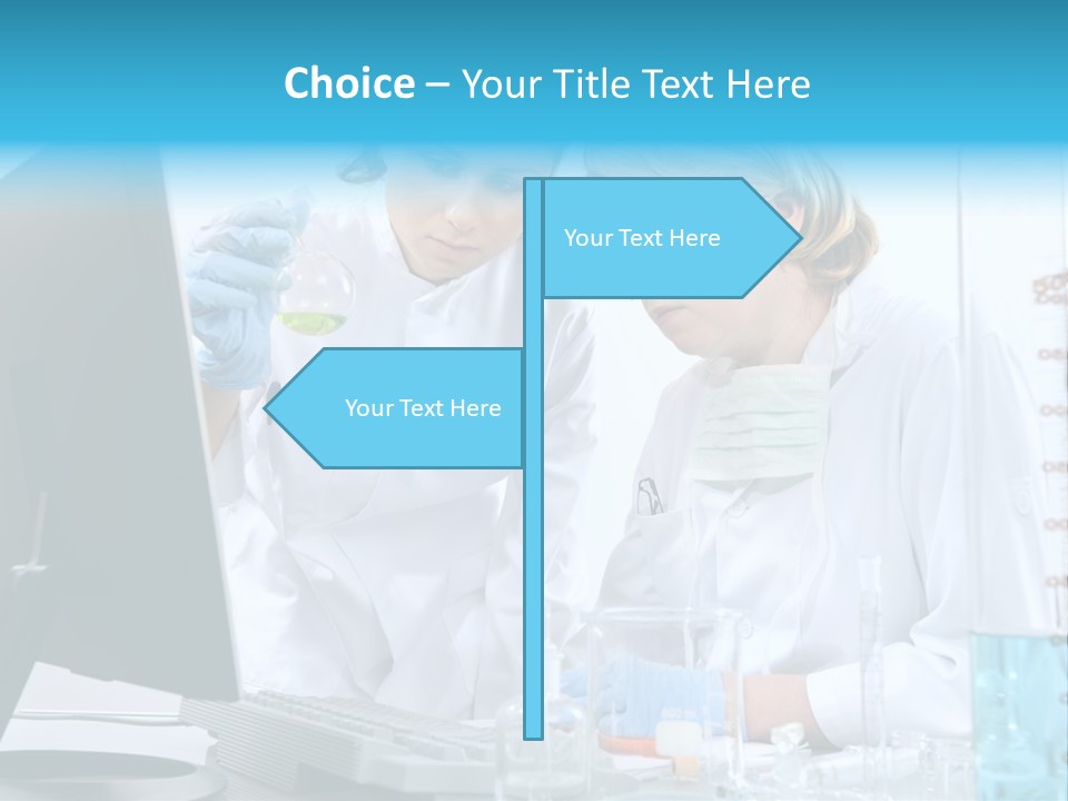 Liquid Chemist Team PowerPoint Template