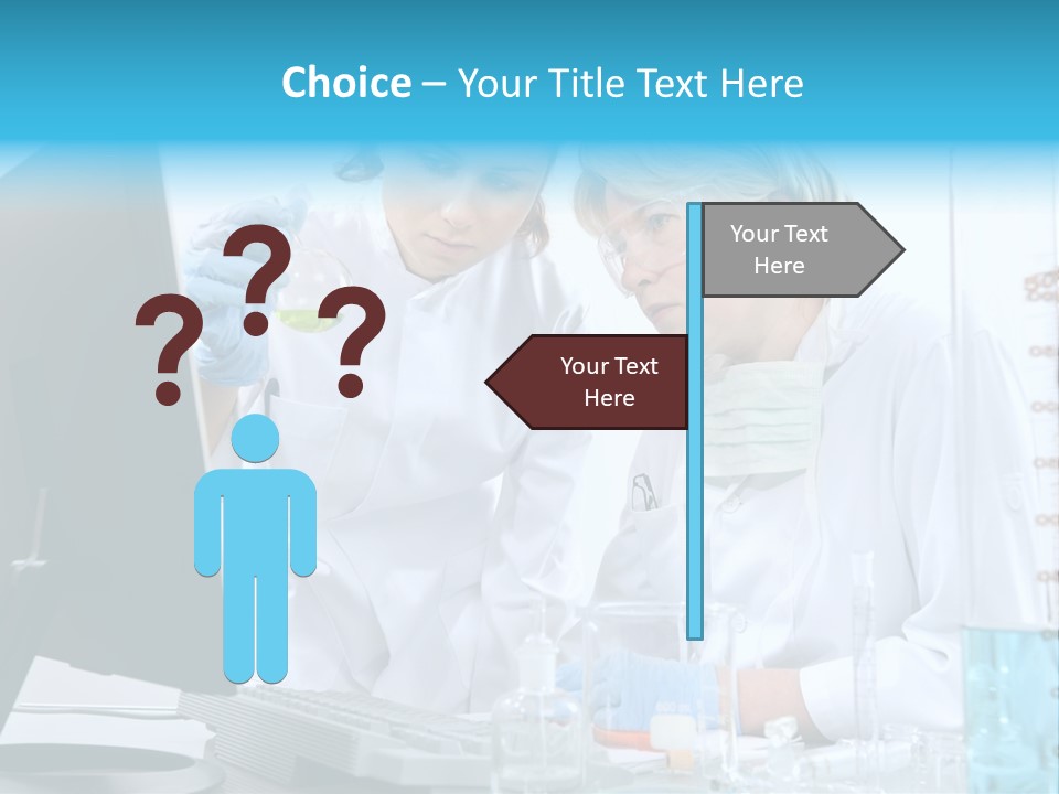 Liquid Chemist Team PowerPoint Template