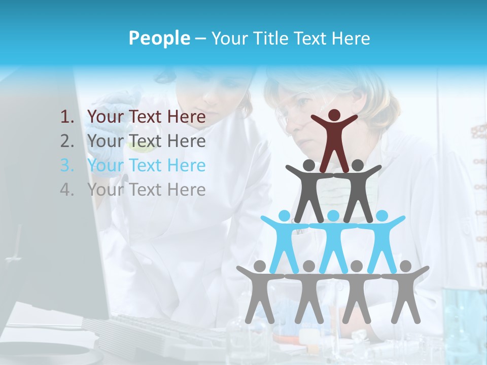 Liquid Chemist Team PowerPoint Template