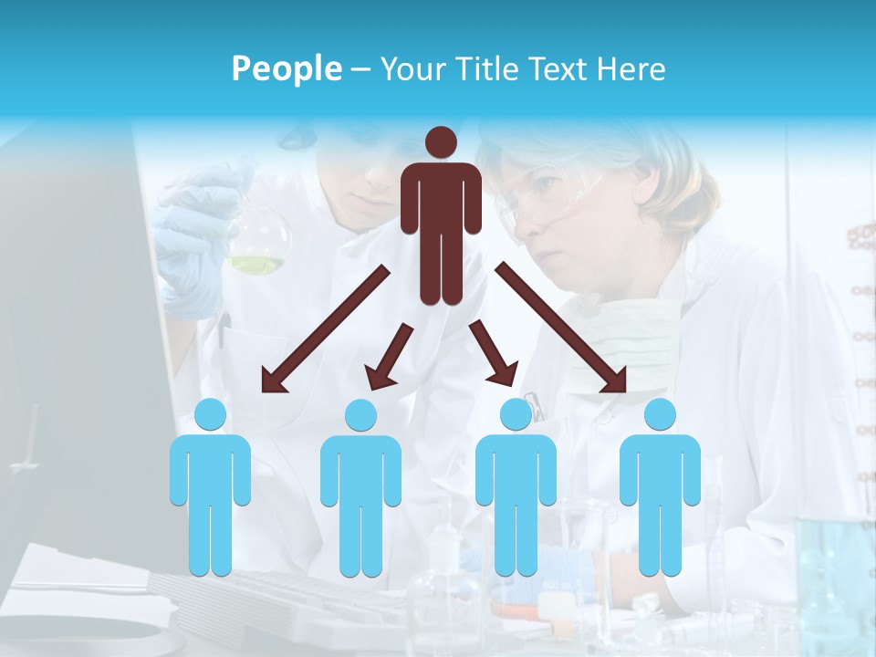 Liquid Chemist Team PowerPoint Template