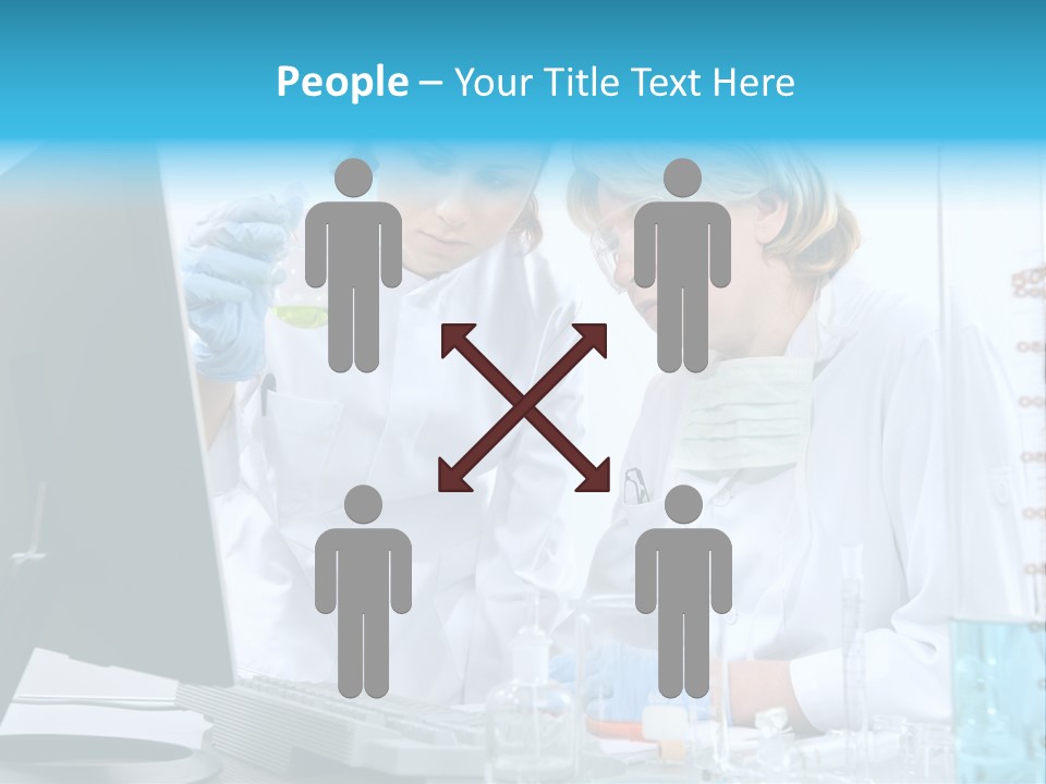 Liquid Chemist Team PowerPoint Template