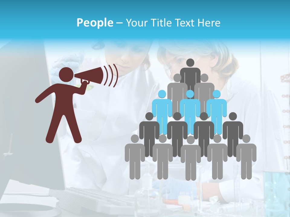 Liquid Chemist Team PowerPoint Template