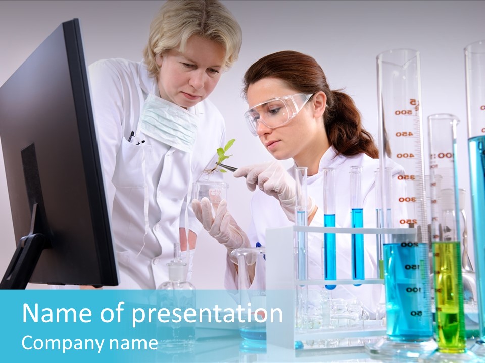 Beaker Medicine Biotechnology PowerPoint Template