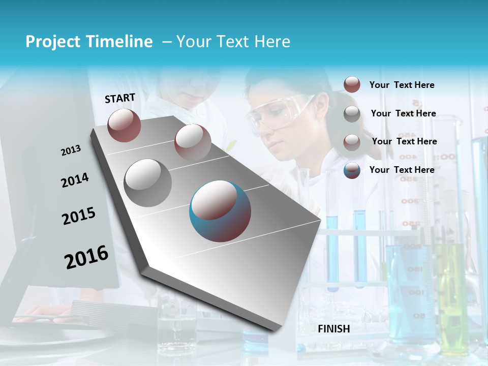 Beaker Medicine Biotechnology PowerPoint Template