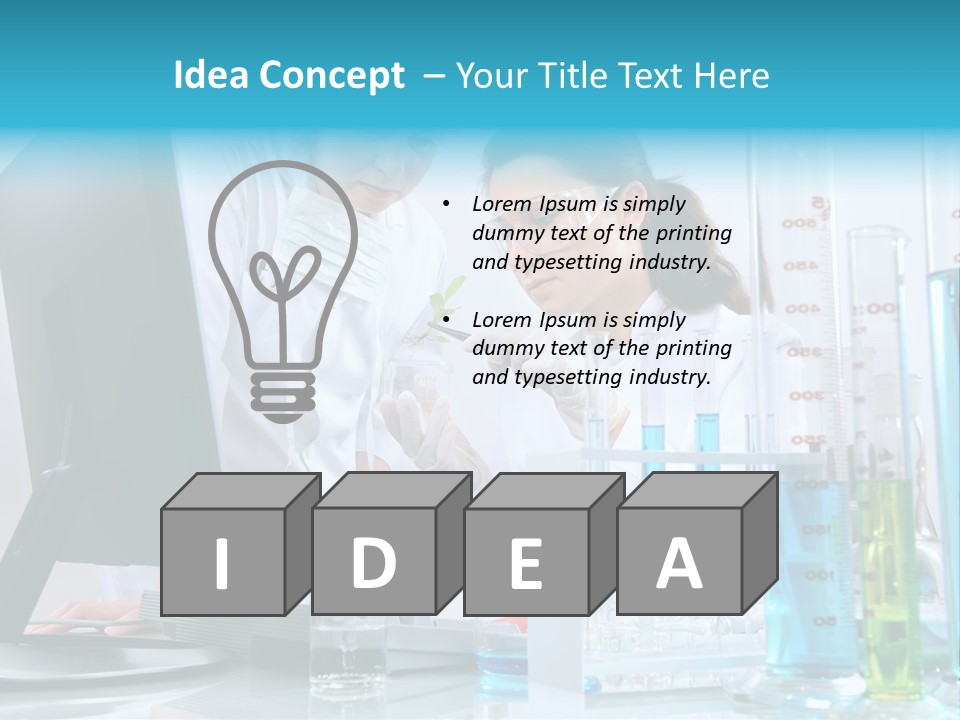 Beaker Medicine Biotechnology PowerPoint Template