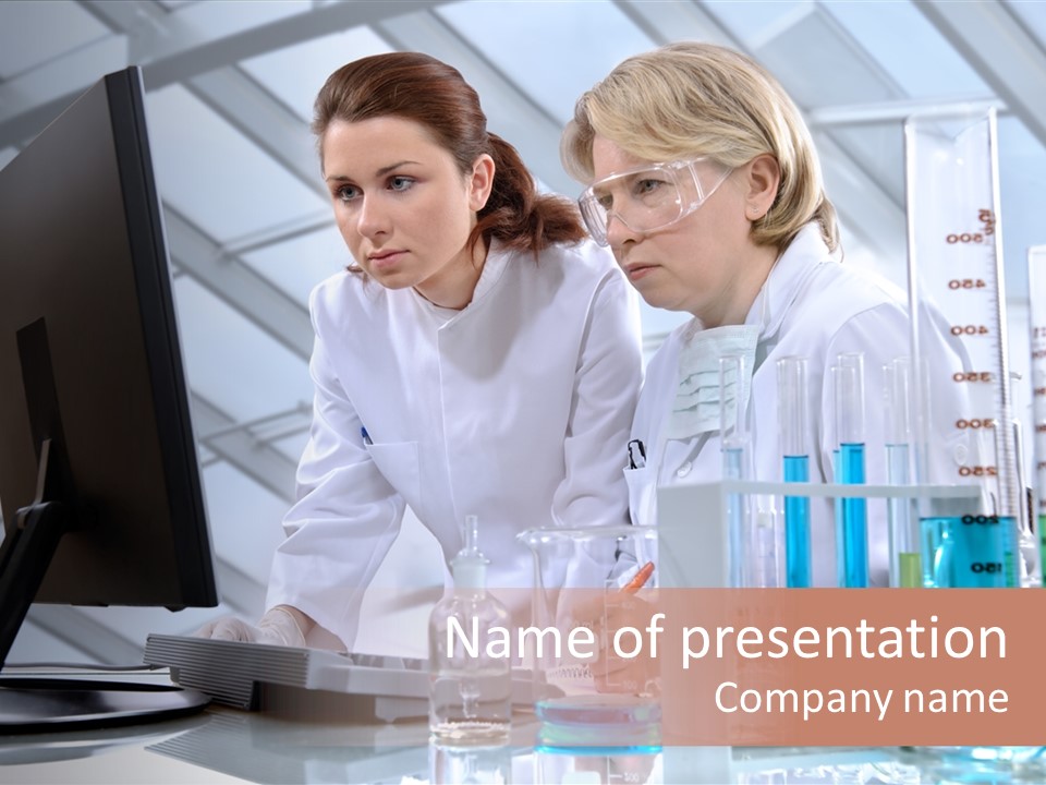 Laboratory Biotechnology Test PowerPoint Template