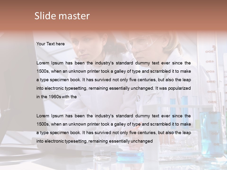 Laboratory Biotechnology Test PowerPoint Template