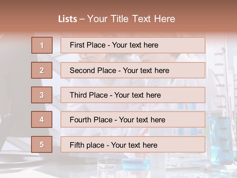 Laboratory Biotechnology Test PowerPoint Template
