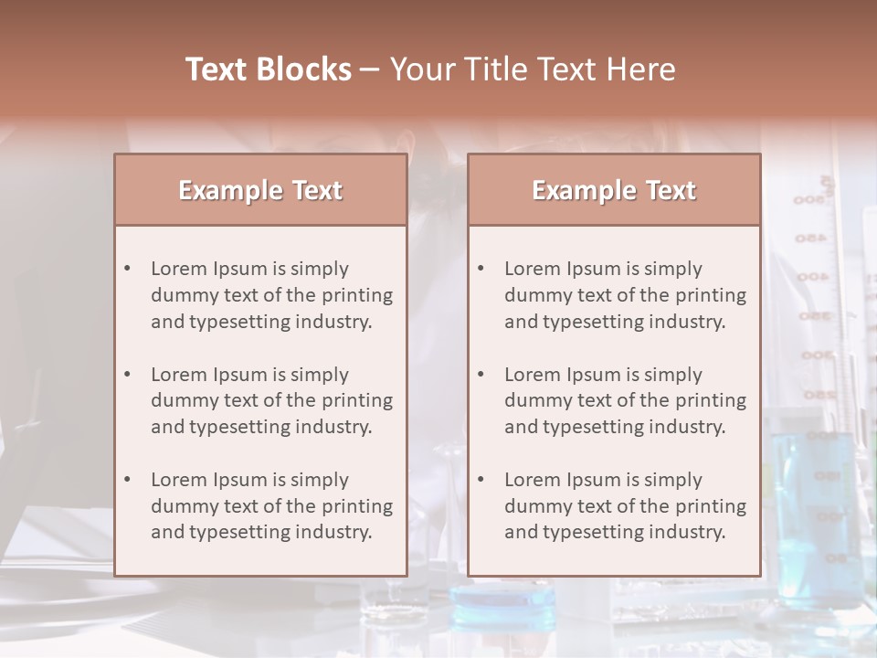 Laboratory Biotechnology Test PowerPoint Template