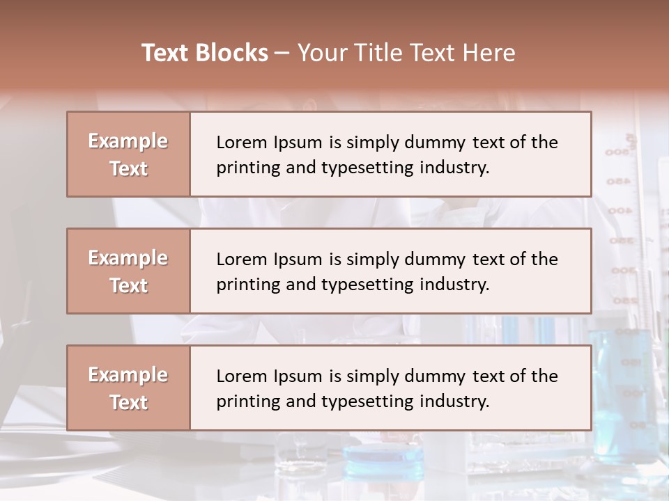 Laboratory Biotechnology Test PowerPoint Template