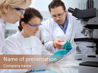 Liquid Work Research PowerPoint Template