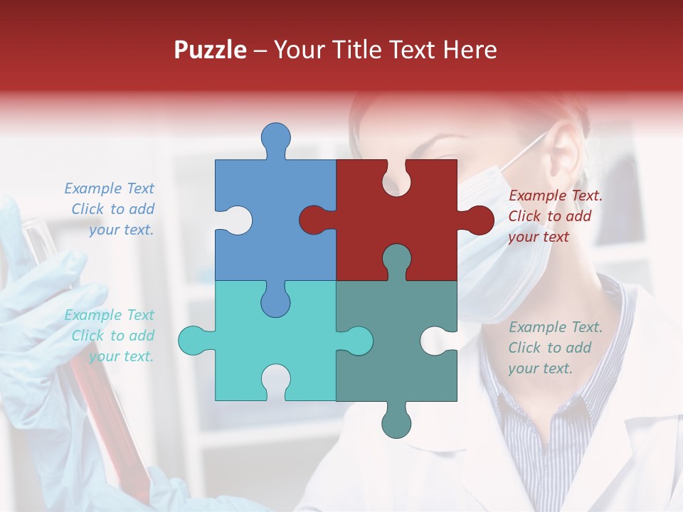 Healthcare Tube Care PowerPoint Template
