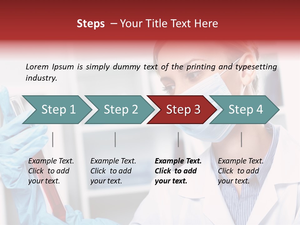 Healthcare Tube Care PowerPoint Template