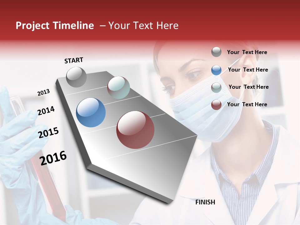 Healthcare Tube Care PowerPoint Template