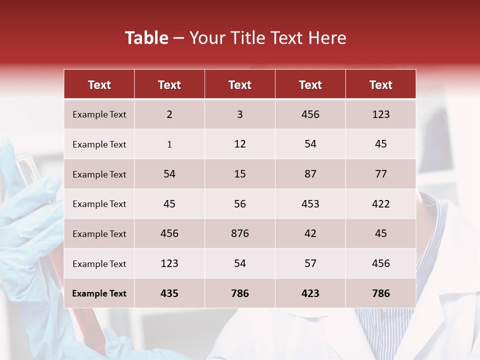 Healthcare Tube Care PowerPoint Template