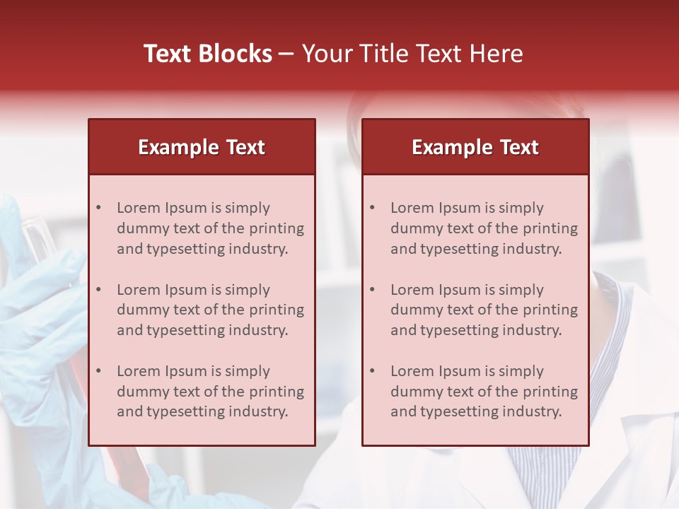Healthcare Tube Care PowerPoint Template