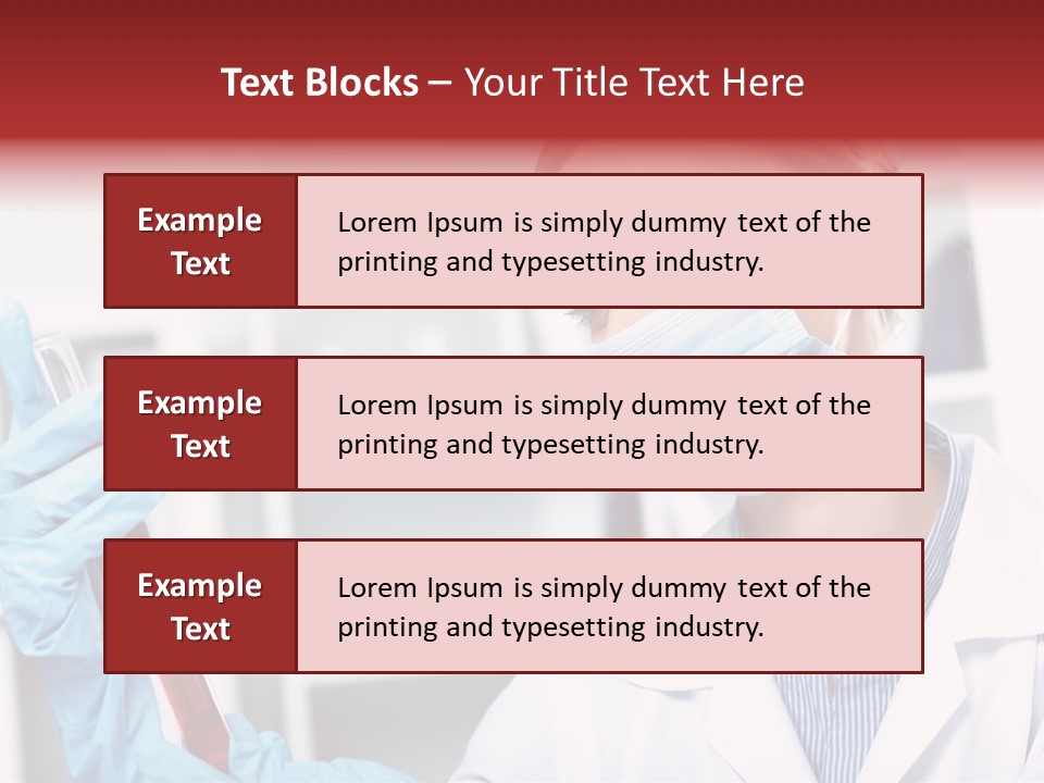 Healthcare Tube Care PowerPoint Template
