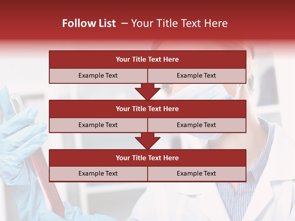 Healthcare Tube Care PowerPoint Template