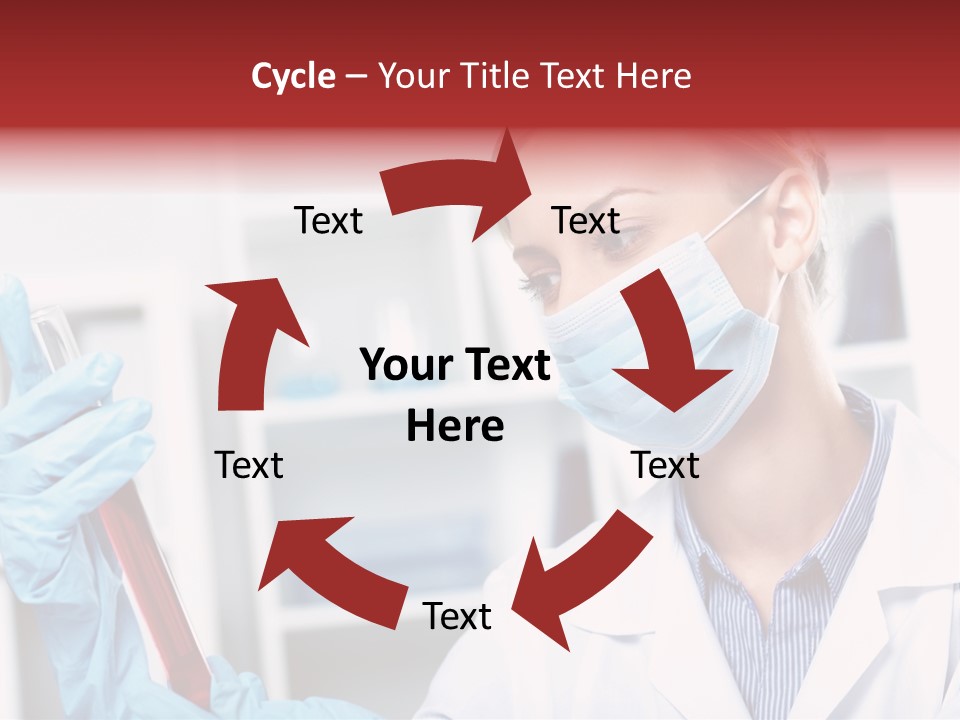 Healthcare Tube Care PowerPoint Template