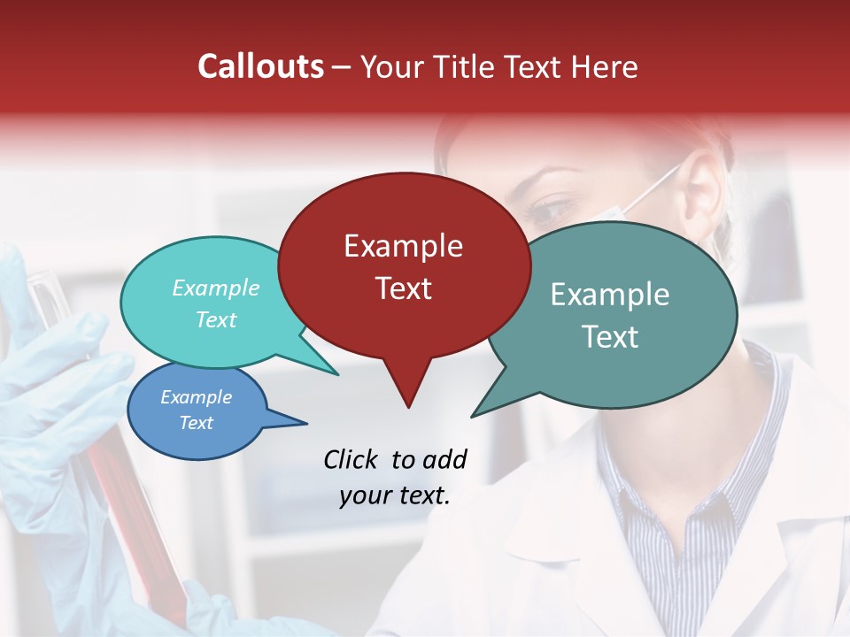 Healthcare Tube Care PowerPoint Template