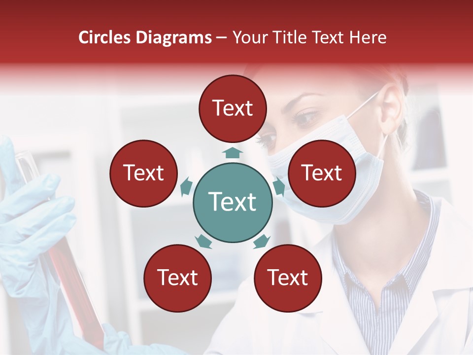 Healthcare Tube Care PowerPoint Template