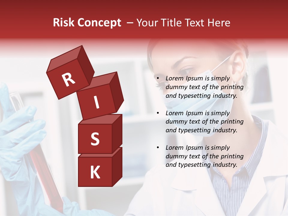 Healthcare Tube Care PowerPoint Template