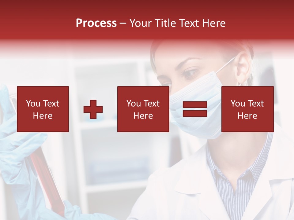 Healthcare Tube Care PowerPoint Template