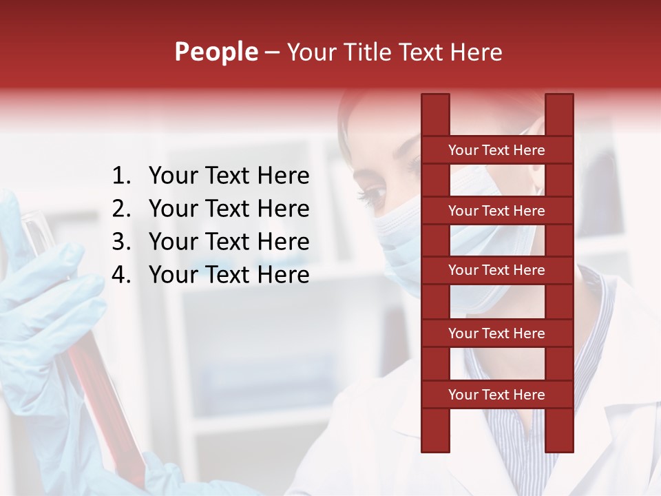 Healthcare Tube Care PowerPoint Template