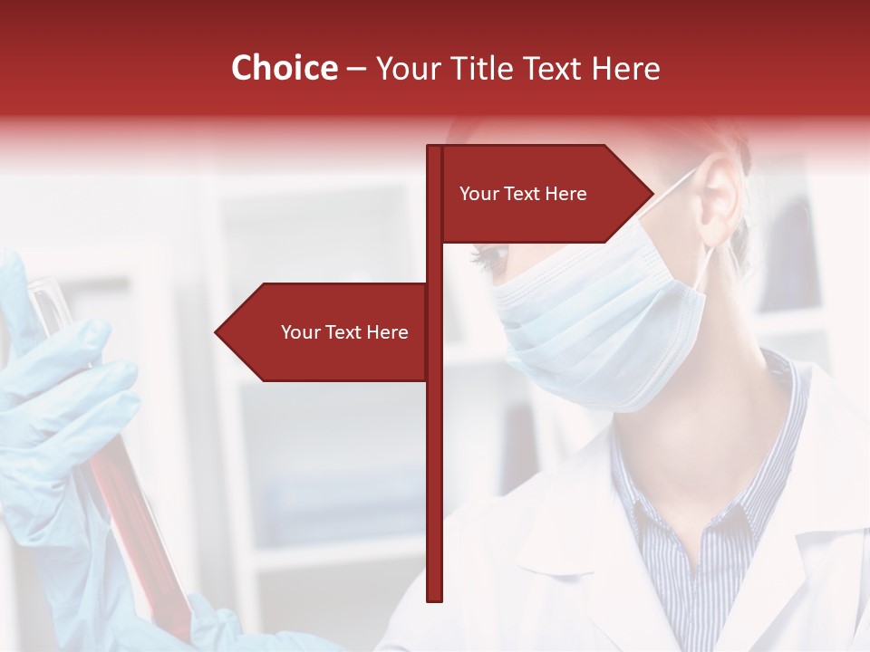 Healthcare Tube Care PowerPoint Template